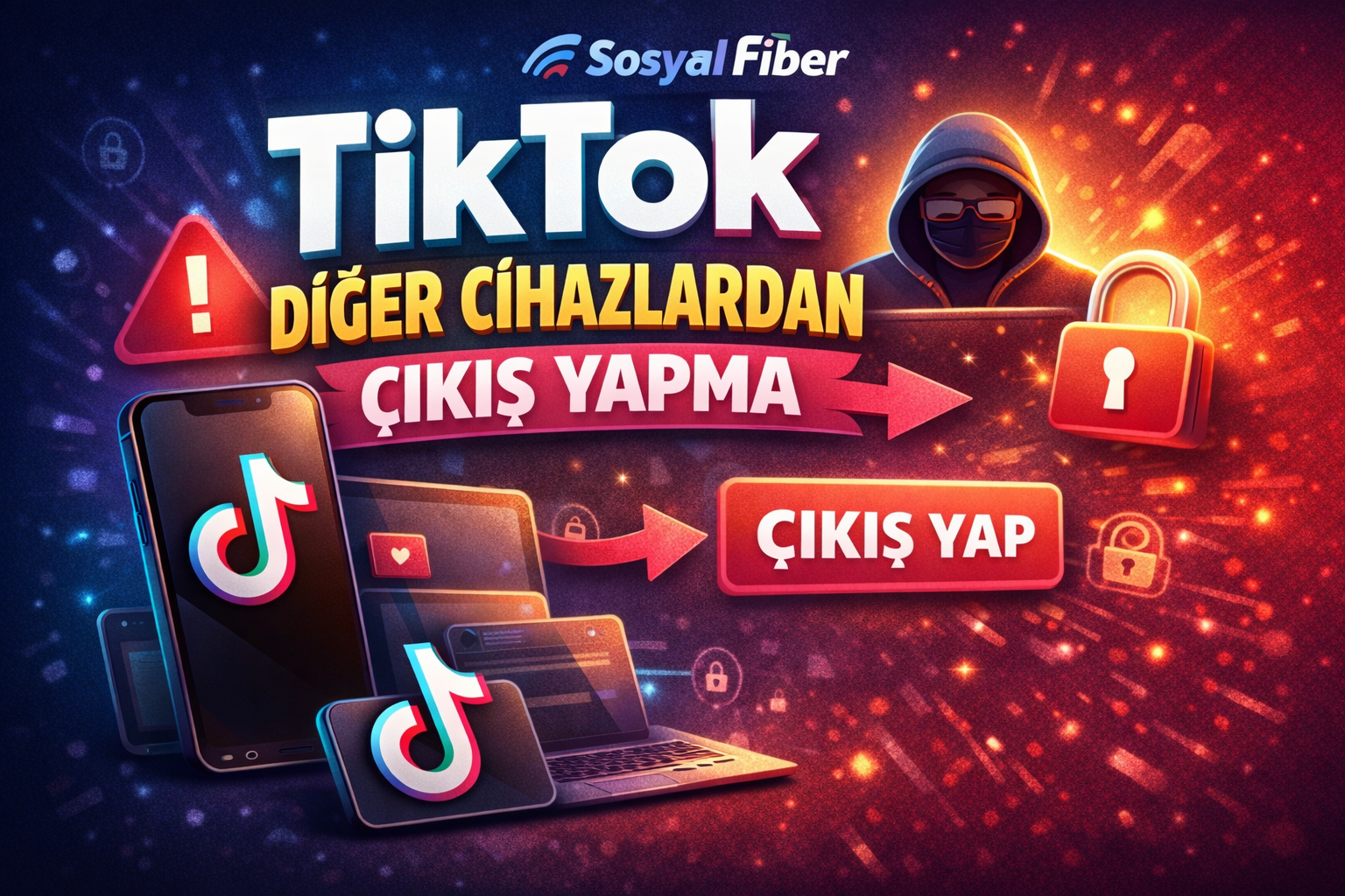 TikTok Diğer Cihazlardan Çıkış Yapma - Sosyal Fiber